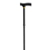 Drive Medical Lightweight Adjustable Folding Cane with T Handle, Black