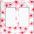 thumbnail image 6 of Metal Light Switch Plate Cover Japanese Sakura Flower Pink White Wallpaper FLW042, 6 of 13