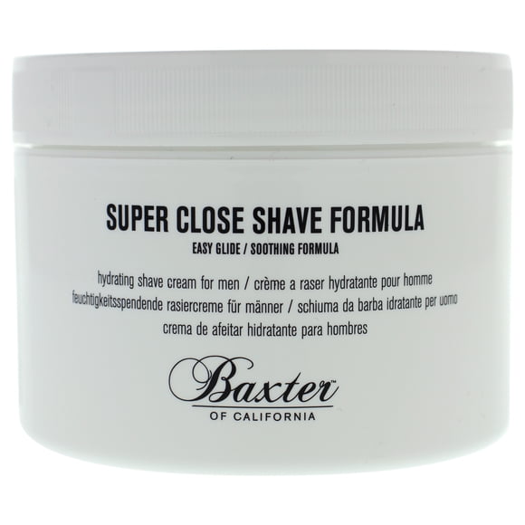 Fórmula para afeitado apurado de Baxter Of California para hombres: crema de afeitar de 8 oz Baxter Of California Baxter Of California Super Close Shave Formula Crema de afeitar Caballero 8oz