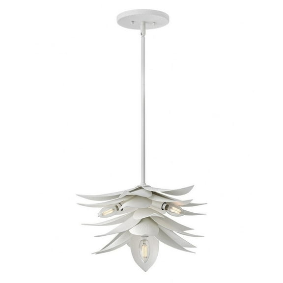 Fredrick Ramond Fr30811 Agave 4 Light 16" Wide Convertible Pendant - Textured Plaster