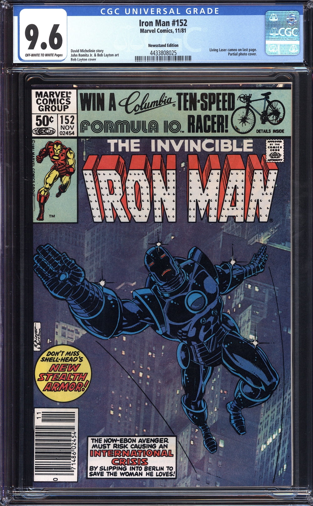 Iron Man #152 - CGC 9.6 Comic Book