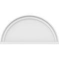 thumbnail image 3 of Ekena Millwork 24"W x 12"H x 2"P Half Round Smooth Architectural Grade PVC Pediment, 3 of 7