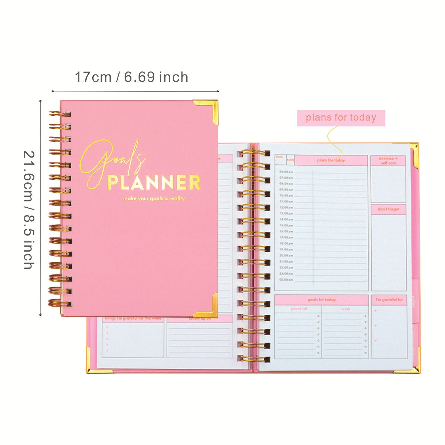 2026 Daily Planner Notebook with Gift Box, Multi-Layout Organizer Journal, Monthly & Daily Planning Notebook with Notes, Stickers & Creative Pages, Ideal Gift for Friends