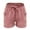 Pink, variant on XIMIN Linen Shorts for Women Plus Size Drawstring with Pockets Elastic High Waisted Casual Trendy Summer Pull On Loose Fit Beach Vacation Shorts (11-12 Years, Red)