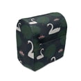 thumbnail image 1 of Swans Stand Mixer Cover, Contemporary Pattern of Swimming Bird Blush Toned Water Lily and Leaves, Kitchen Appliance Organizer Bag Cover with Pockets, 5 Quarts, Dark Blue and Multicolor, by Ambesonne, 1 of 4