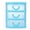 2-Sky Blue, variant on Infidev Desktop Mini Drawer Organizer Plastic Storage Case for Small Objects, Removable Drawers, Dividers, for Beads, Pills, Jewelry, Keys