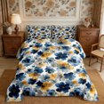 thumbnail image 2 of Manfei Watercolor Flowers Full Size Comforter Sets 3-Piece,Rustic Botanical Bedding Comforter Set,1 Comforter and 2 Pillowcases,Reversible, 2 of 6