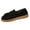 Black 01, variant on Women's Suede Penny Loafers Classic Comfort Casual Shoes Slip-Ons Lightweight Walking Flats Driving Mocs Boat Shoes