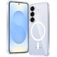 thumbnail image 1 of KOMI for Samsung Galaxy S25-Plus Case: Military Grade Drop Protection Anti Yellowing Cell Phone Cover - Rugged Shockproof Protective Bumper Transparent Cases Clear Magnetic, 1 of 5