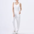 thumbnail image 4 of Wensltd Ribbed Pajama Set Women Lightweight Sports Camisole Lantern Pants Nightwear Outfits, 4 of 9