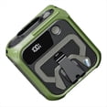 thumbnail image 1 of Mini Ventilador Portátil de Cintura de 10000 MAh, 5 Velocidades, Recargable por USB, con Clip, Energía Móvil de Emergencia para Exteriores, Color Verde., 1 of 5
