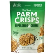ParmCrisps Gluten-Free Superseeds & Cheese Oven-Baked Parm Crisp Cheese Crackers, 1.75 oz