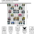 thumbnail image 2 of Kids Construction Curtains for Bedroom Nursery, Cartoon Car Truck Rustic Window Treatments Kids Boys Girls Living Room Men Room Decorative Drapes 2 Panel Sets,55x63 Inch, 2 of 6