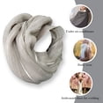 thumbnail image 3 of Lojalitet Bufanda circular infinita de invierno de punto acanalado grueso para mujer, 3 of 5