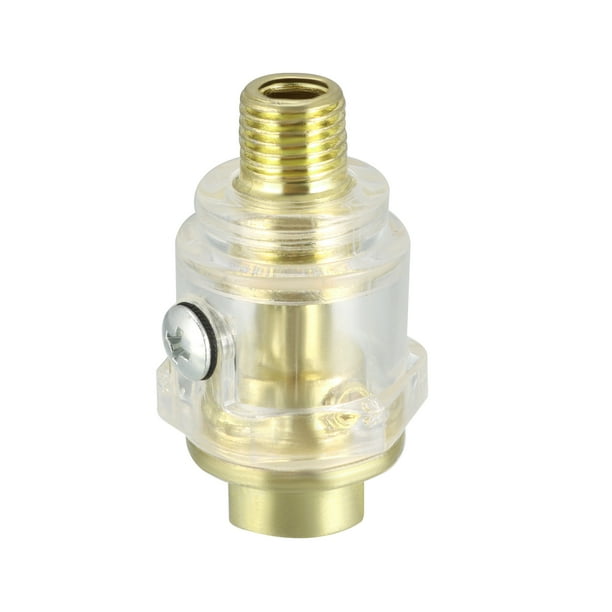Lubricador de aceite, Lubricador automático en línea para herramientas de aire, 1/4"NPT 3pcs