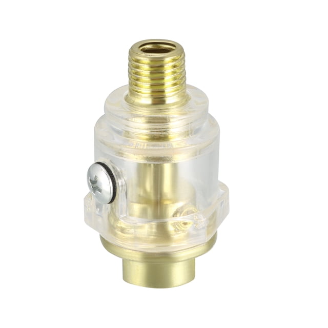 Lubricador de aceite, Lubricador automático en línea para herramientas de aire, 1/4"NPT 3pcs