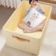 thumbnail image 5 of Caja de almacenamiento de ropa, colcha, caja de almacenamiento plegable de placa dura engrosada con tapa, artefacto de almacenamiento para pantalones, almacenamiento para dormitorio doméstico, 5 of 5