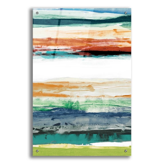 Epic Art 'Primary Descision III' by Sisa Jasper,' Acrylic Glass Wall Art, 24"x36"