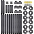 thumbnail image 3 of 28 Inche Industrial Pipe Table Legs Set, Iron-Cast Finish Piping for Wooden Computer Desk, Office, Home, Rustic Furniture for DIY Decor with 6-Inch Monitor Shelf Support, 3 of 8