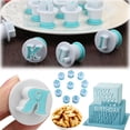 thumbnail image 5 of 26-Piece Lowercase Alphabet Spring Press Molds: Durable, Easy-to-Use Baking Tools for Fondant, Cookies & Cakes – Create Personalized Designs with Compact, Portable Cutters; Ideal Gift for Baking, 5 of 5