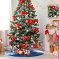 thumbnail image 4 of FMSHPON Wolf Night Xmas Christmas Tree Skirt Stand Mat for Holiday Party Decoration Indoor Outdoor 36 inches, 4 of 6