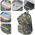 thumbnail image 4 of Tractor and Haybales Gray Pattern Backpack for School, Cute School Bag with Adjustable Shoulder Straps and Padded Back, 16.9"x12.6"x5.9", 4 of 5