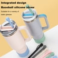 thumbnail image 2 of 1/6Pcs Silicone Straw Set for 30/40oz Tumblers Reusable Straws with Covers Food-Grade Easy to Clean Replacement Silicone Straws for Travel Outdoor Activities, 2 of 7