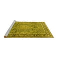 thumbnail image 2 of Ahgly Company Machine Washable Indoor Round Persian Yellow Traditional Area Rugs, 8' Round, 2 of 4