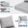 thumbnail image 5 of XIZZI Outdoor Patio Seat and Back Cushion Set 2-Piece Replacement Chair Seat Cushion,Grey, 5 of 6