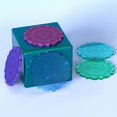 thumbnail image 2 of 3pc DIY Cup Mat Silicone Molds Resin Casting Pendant Molds For UV Resin Epoxy Resin Molds Making Round with Mandala Pattern White 205x10.5mm Inner Diameter: 190x200mm, 2 of 6