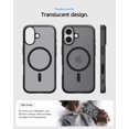 thumbnail image 4 of Funda para teléfono Spigen iPhone 17 Ultra Hybrid MagFit Frost Black, 4 of 7
