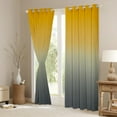 thumbnail image 3 of Erosebridal Yellow and Gray Curtains for Bedroom,Rainbow Ombre Blackout Curtains Aesthetic Living Room Decor,Gradient Colorful Curtains & Drapes Abstract Window Curtain 2 Panels 38"Wx54"L, 3 of 6