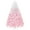 Pink Gradient, variant on Yaheetech Green Unlit Spruce Snow Hinged Flocked Artificial Christmas Tree, with Foldable Metal Stand including PVC Tips 7.5'