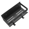 thumbnail image 1 of Estante de ducha sin taladrar de acero inoxidable con 2 ganchos cesta soporte para champú baño negro, 1 of 7