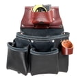 thumbnail image 1 of Bolsa para herramientas Occidental Leather 3 Pouch Pro con soporte para cinta adhesiva negra, 1 of 4