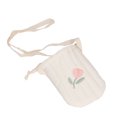 thumbnail image 1 of Kid Messenger Bag Baby Drawstring Closure Soft Purse Toddler Girl Cute Embroidered Pattern Purse Messenger Bag For Photography, 1 of 8