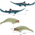 thumbnail image 6 of OATIPHO 12Pcs PVC Sea Animal Model Set Assorted Color Lifelike Marine Animals for Home Display, 6 of 8