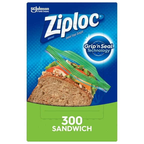 Ziploc Grip N Seal Sandwich Bags (Choose Your Count)