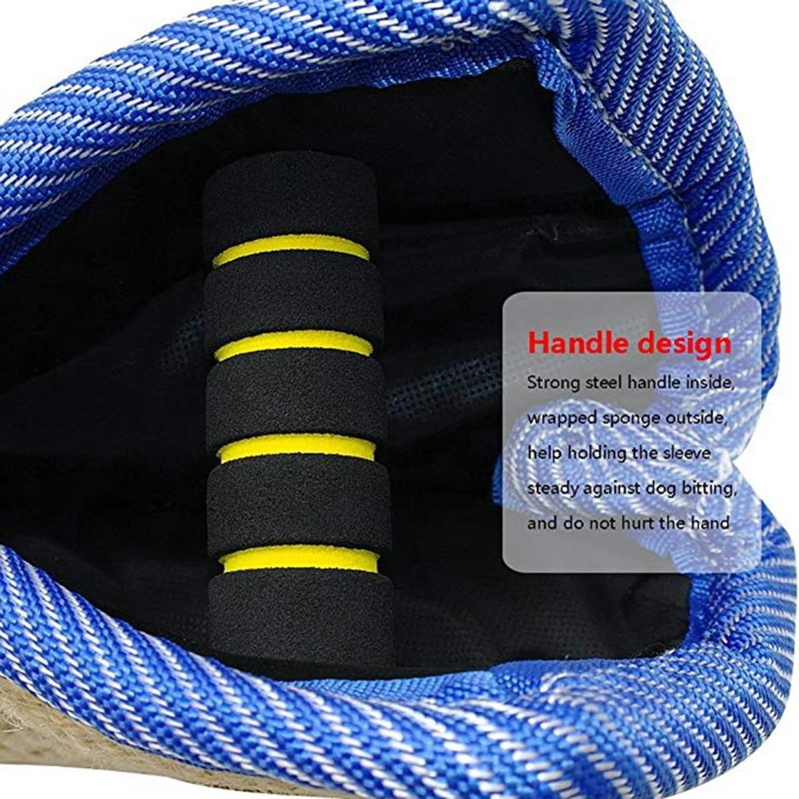 Bvdfgk Dog Bite Pillow Dog Training Biting Sleeves Interactive Toy Sturdy Portable Bite blue