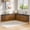1-Walnut, variant on Gineuiia L-Shape Storage Bench with Cushion Backless Corner Dining Bench with Storage Kitchen Breakfast Nook Bench Storage Bench for Entryway Walnut