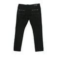 thumbnail image 2 of I.N.C Mens Faux Leather Trim Skinny Fit Jeans, Black, 34W x 34L, 2 of 4