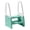 Green-white, variant on Two Step Stool With Handrails For And  Standing Learning Tower Bathroom Sink Potty Up Helper Handles Safety Non-slip Pads(gray)