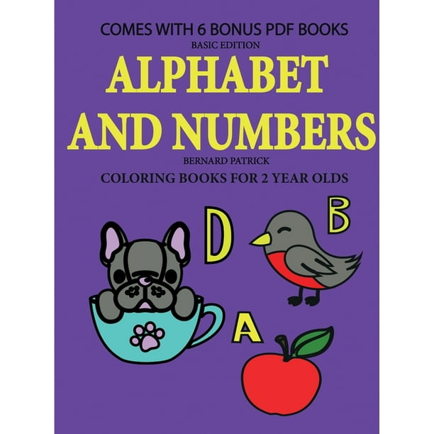 Coloring Books for 2 Year Olds (Alphabet and Numbers) (Other) - Walmart.com
