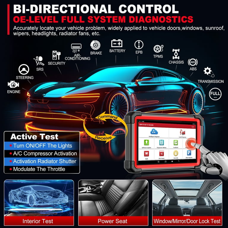 Launch X431 CRP919X BT Bidirectional Car Diagnosis Tool