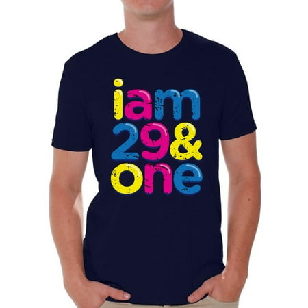 Awkward Styles I Am 29 & One Tshirt Thirty Shirt Birthday Gifts for Men B-Day Party Thirtieth Party Shirt Thirtieth Birthday 30th Birthday Party Funny Birthday Shirts for Men Awesome Thirty Year