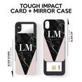 thumbnail image 4 of Personalised Pink x Black Marble Contrast iPhone 11 Case,iPhone 15 Pro Max, 4 of 4