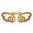 Golden, variant on Walbest Car Sticker - Cute 3D Angel Wings Golden Sticker Vehicle Body Logo Decal Decoration