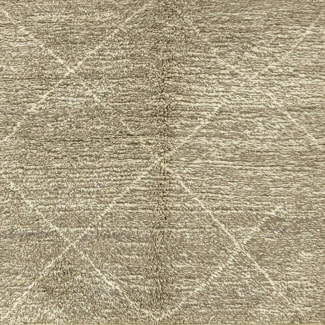 Ahgly Company Tapis d'Intérieur Carré Abstrait Or Foncé Marron, 4 Pieds Carré