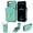Mint, variant on Feishell Crossbody Wallet Case for iPhone 16 Pro Max with Detachable Shoulder Strap,Premium PU Leather Metal Snap Zipper Pocket Credit Card Holder Kickstand Phone Case for Women Men,Mint