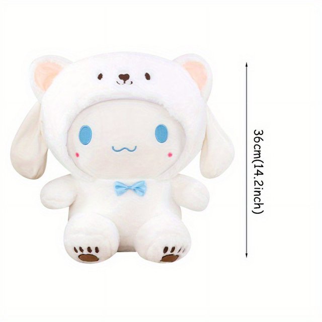 Sanrio Cartoon Anime Figura Kuromi Cinnamoroll Melody Peluche Muñeca Anime Kawaii Doll Colección colgante para Navidad, Año Nuevo, Halloween, Regalos de Acción de Gracias